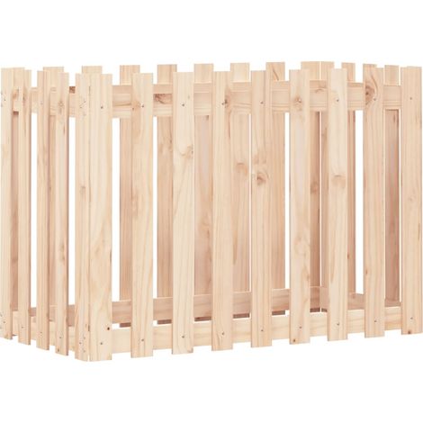 Maison Exclusive - Hochbeet Lattenzaun-Design 100x50x70 cm Massiv