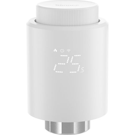 Der intelligente Heizkörperthermostat ZigBee 3.0 unterstützt Sprachsteuerung und Fenstererkennung, ist mit Alexa/Home Assistant kompatibel und benötigt einen ZigBee-Hub. (1/5)