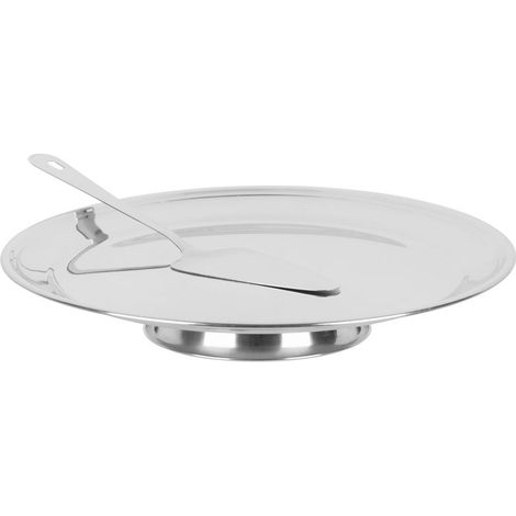 Ständer MagicHome, für Torte, 32 cm mit Servierer, 26,5 cm, Edelstahl (1/3)
