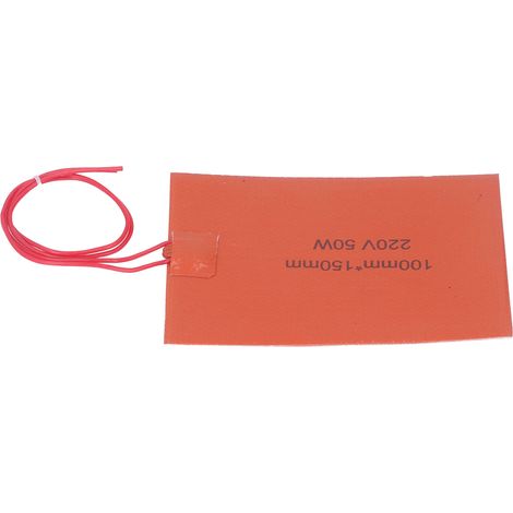 Coussin chauffant isolant en silicone pour fût, à chauffage rapide, pour équipements industriels, 220 V, 50 W (1/5)
