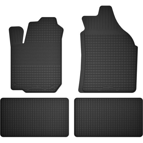 Gummifußmatten, 4er-Set, universell passend für: Toyota Previa II Minivan (2000-2005)
