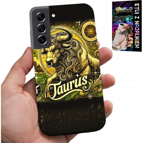 Custodia per Samsung Galaxy S22 - segno zodiacale TORO, custodia a tema astronomico (1/5)