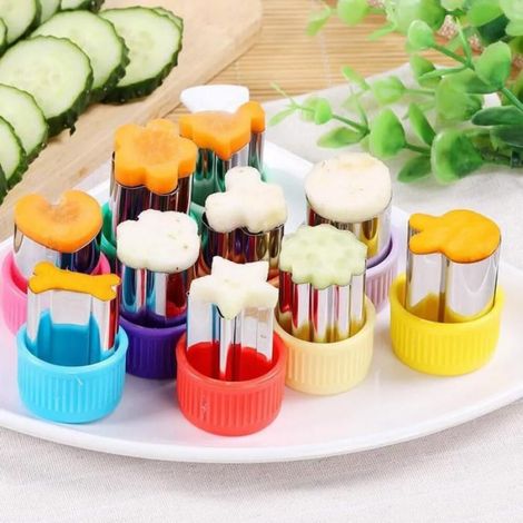 Mini-emporte-pièces de formes variées, emporte-pièces à fruits, petits emporte-pièces en forme d'aliments avec pics et (1/5)