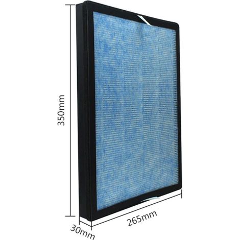 Filtre à charbon actif compatible avec les purificateurs d'air TCL TKJ 220F/240F/248F, filtre HEPA composite spécial en fibres brutes de noix de coco, PM 2.5 (1/3)