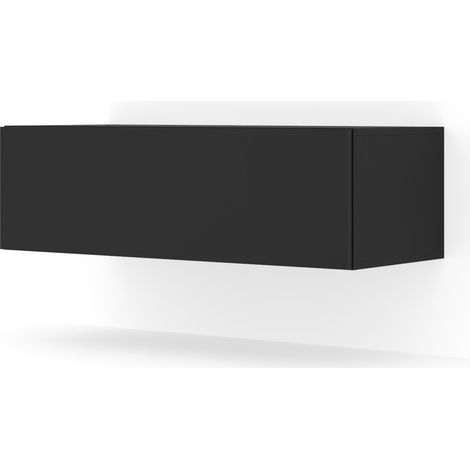 MOBILE TV PORTA TV STAND TV SOGGIORNO BINGO 100x40x30cm NERO OPACO (1/4)