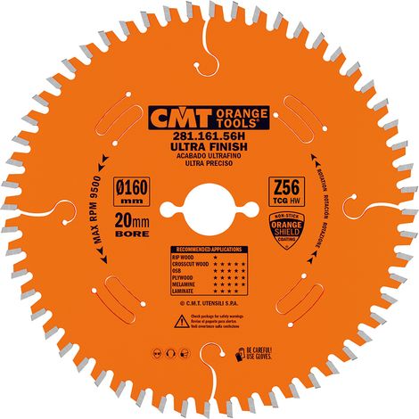 281.166.56H LAMA DENTE TRAPEZOIDALE HW 165x2.2/1.6x20+2 Z56 TCG 3neg
