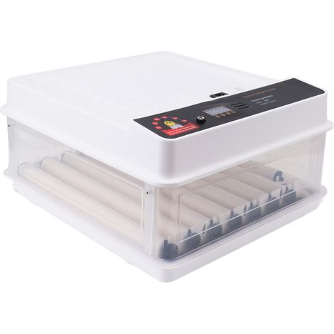 Incubateur automatique intelligent pour poussins, pigeons, perroquets, canards et oies, avec retournement automatique des œufs et ajout d'eau, prise US 110V, 48 œufs (1/5)