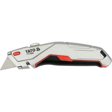 Couteau utilitaire Yato yt-75204 lame rétractable poignée antidérapante (1/3)