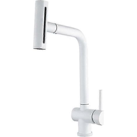 Robinet de cuisine cascade extractible en acier inoxydable (1/5)