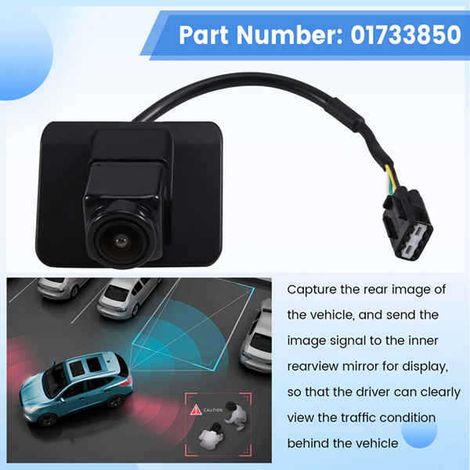 Reference number 01733850 is suitable for Geely Emgrand EV350/450/500 reversing cameras. (1/5)