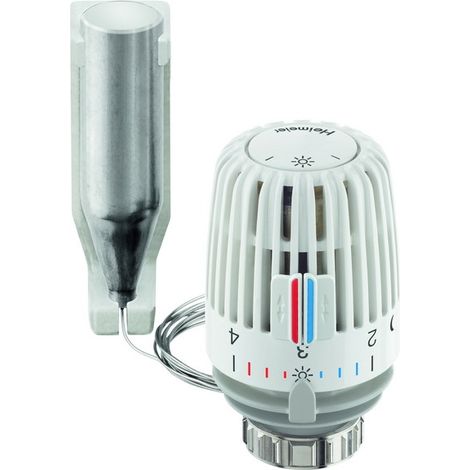 IMI Heimeier Thermostat-Kopf K Fernfühler, weiß, 1,25m Kapillarrohr (1/3)