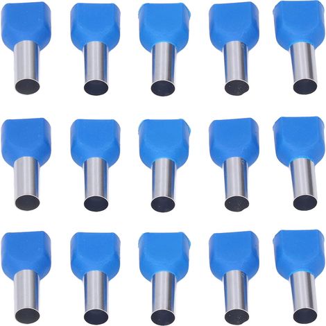 50 PVC-isolierte Kupferdraht-Aderendhülsen, Crimp-Anschlussset für Maschinen (1/5)