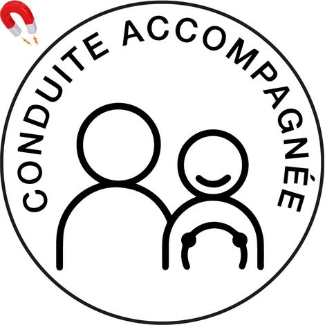 Disque conduite accompagnée - Standard Ø 150mm magnétique - 3340815 (1/2)