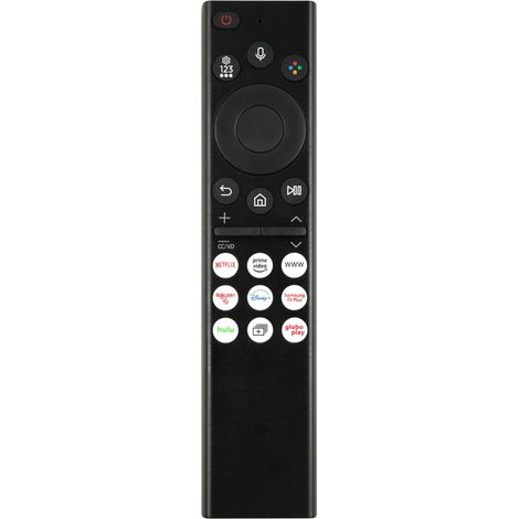 Controle Remoto Samsung com Voice Search - 8 Botões de Atalho para Netflix, Prime Video, Disney+ e Hulu, Design Ergonômico