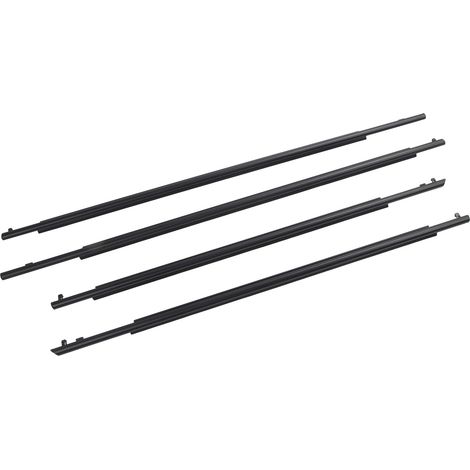 4 Garnitures de moulure de porte, joints d'étanchéité 75710-47021, profilés de fenêtre extérieure pour Prius 2010-2015, kit de 4 pièces (1/5)