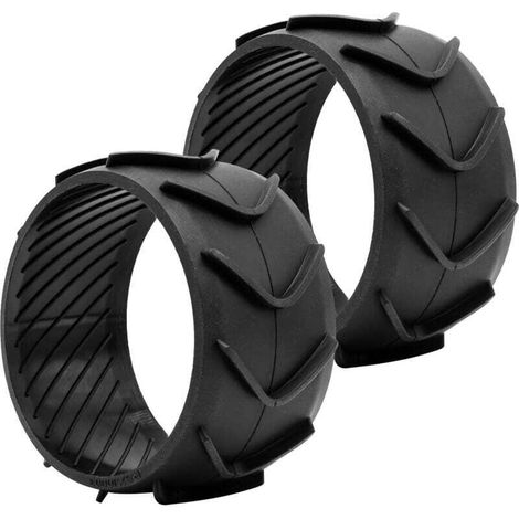 2 pièces de protection de roue pour Worx Landroid et Gardena, profil M500 M700 S300 M1000 - modèles plus (A).