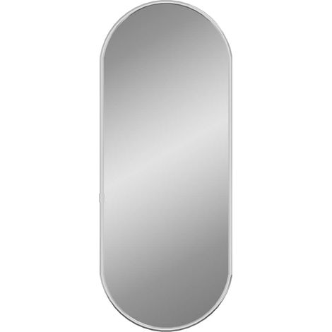Maison Exclusive - Wandspiegel Silbern 50x20 cm Oval