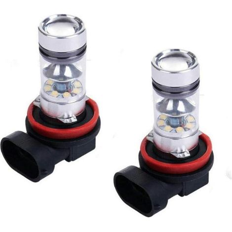 Lámparas LED para coche [H8/H9/H11/H16] 15W Super brillante luz azul hielo para faros y luces antiniebla (1/4)