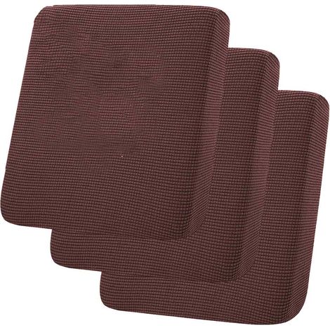 3 housses de coussins imperméables, tissu jacquard extensible avec élastique, protection enfants/animaux, pour canapé et méridienne