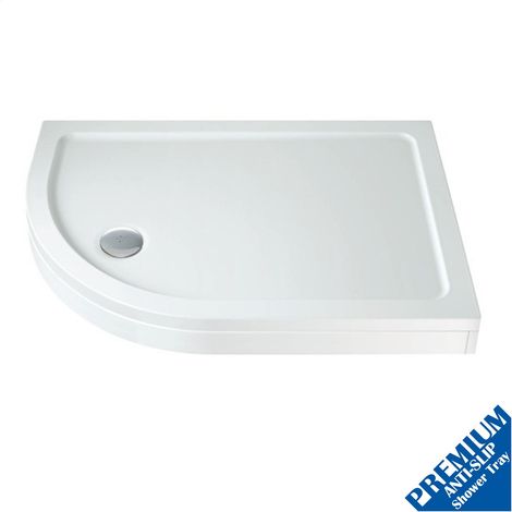 1200 x 900mm Offset Quad Shower Tray Left Entry Easy Plumb Anti-Slip FREE Waste (1/3)
