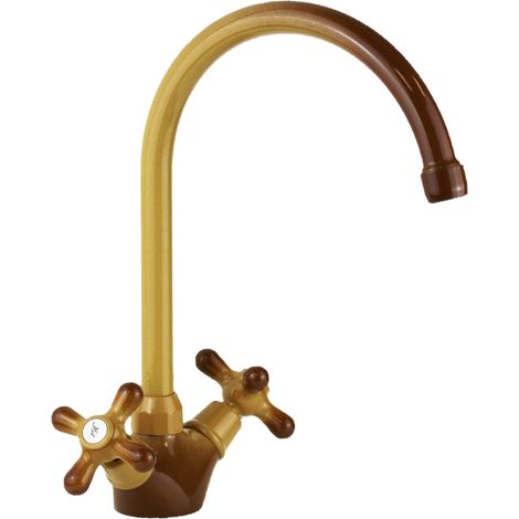Rubinetto cucina colore terra di francia bocca girevole Gattoni 5692/RE0T Terra di francia (1/2)