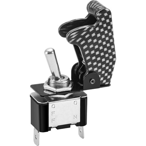 1 Interrupteur à bascule, Métal, SPST ON/OFF, 12V 20A, Étanche, Pour véhicule (1/5)