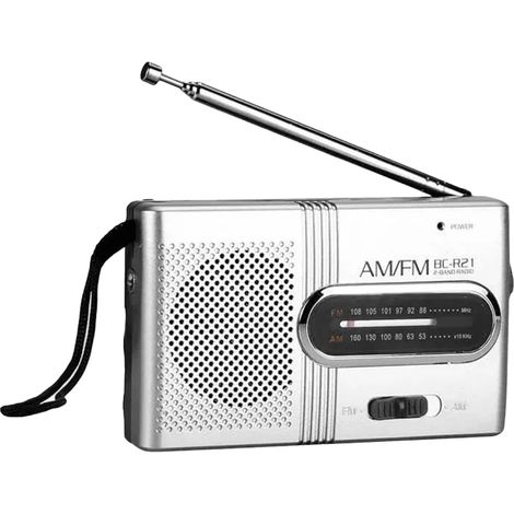 Mini Poste Radio de Poche Style Rétro 2 Band AM-FM Alimentation Piles BC-R21[378]