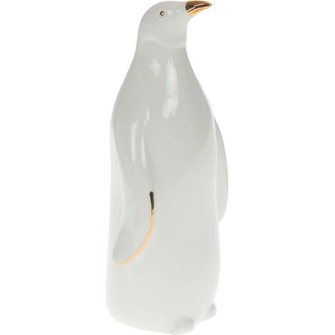 Amadeus - Pingouin Poésie en céramique blanc 18 cm (1/3)