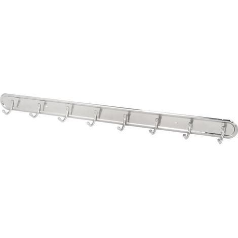 Robe Badezimmer-Zubehör Mantel Hut Rostfreier Stahl Wand Montiert 8Haken Handtuchhaken Hänger (1/3)