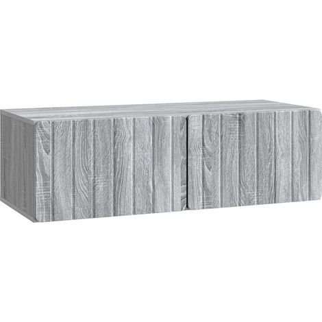 Maison Exclusive - Mobile Porta TV da Muro 98 x 41 x 30 cm Sonoma grigio (1/5)