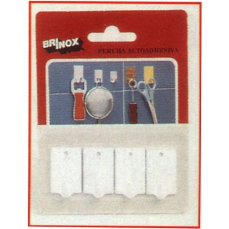 PERCHA LACA BLANCO ADH. L.4