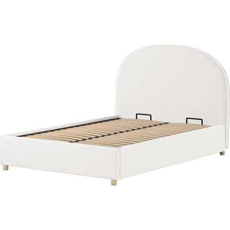 Lit Coffre Adulte "Moon" 140x200cm Blanc (1/5)