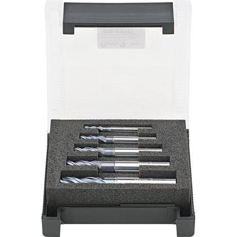 Fortis VHM-Schaftfräser-Satz HPCSTEEL D6527LHB, 6 - 16 mm, Carapace+Fortis (1/5)