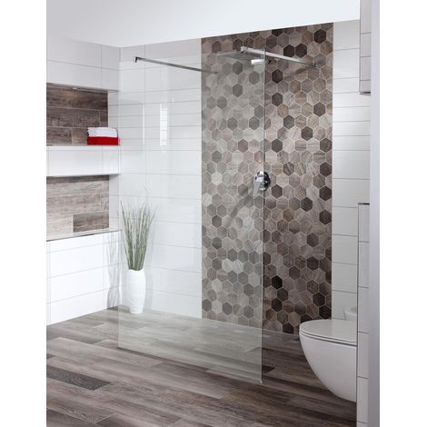 Swiss Aqua Technologies Mampara ducha a ras de suelo italiana antical 117x200 cm (WI120) (1/5)