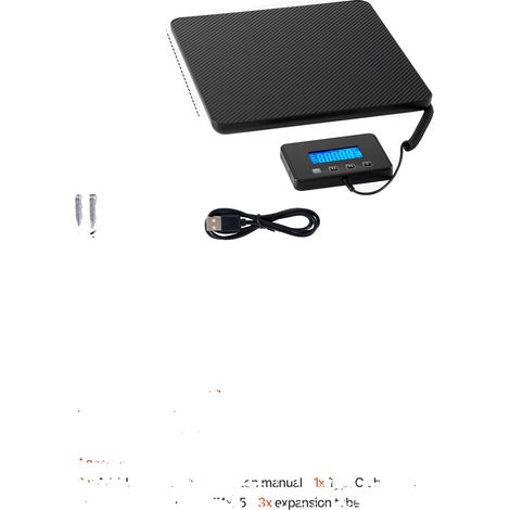 Digitale Postwaage, hohe Kapazität, präzise Messung, 440 lbs (1/2)