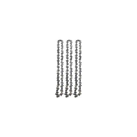 3pcs Scie électrique 6 pouces 37 nœuds 18 couteaux Chaînes de tronçonneuse Lame de scie forestière Chaîne de tronçonneuse d'élagage Accessoires de cha