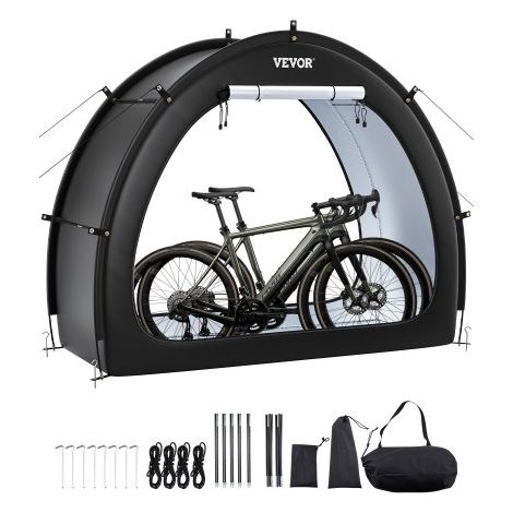 Abri à Vélo pour 1-2 Vélos Tente de Rangement Spacieuse Étanche (1/5)