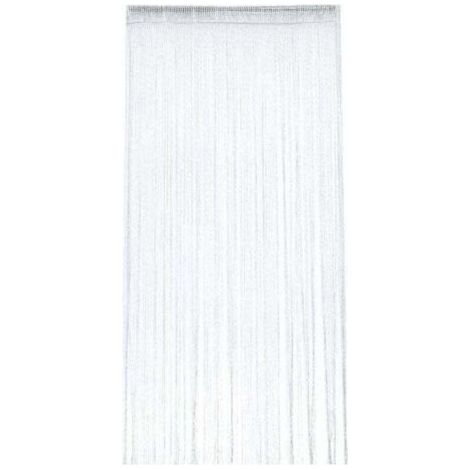 Rideau Occultant Anti Mouche Rideau de Porte Panneau Moustiquaire Pailleté Fil Rideaux Décoration Mural Fenêtre Porte Salle de Frange 100 x 200 cm
