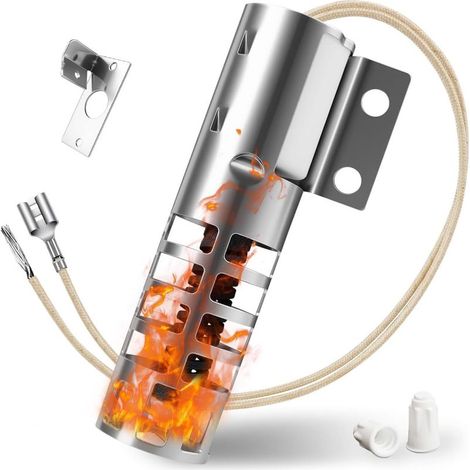 Modèle d'allumage rond 120V de chaudière de four de gamme de gaz d'allumage de four compatible avec GE Hotpoint XL44 3627361190 JGBS23WEV4WW JGBP79AEW1AA JGBP34GEP Remplacer:WB2X9154 WB13K10027 GR403 (1/5)