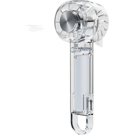Mini ventilateur portable à turbine, transparent et créatif, à semi-conducteurs, USB, nouveauté 2025 (1/5)