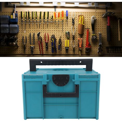 Boîte de rangement portable F3 pour outils et pièces détachées de quincaillerie, idéale pour les bricoleurs et les garages, boîte de rangement modulaire multifonctionnelle (1/5)