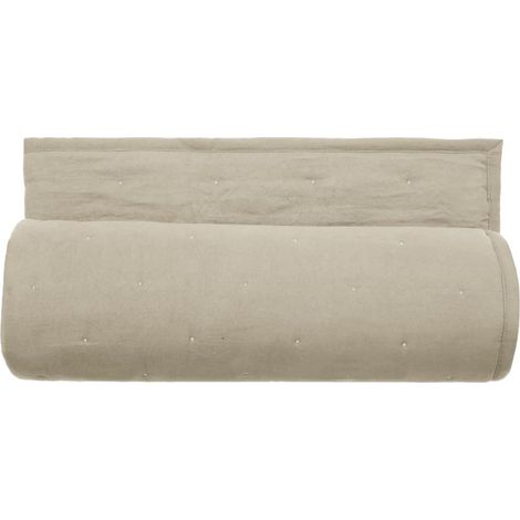 Couvre lit matelassé microfibre lavée "Céleste" toutes dimensions Vent du sud - Céleste Naturel - 240 x 260 cm pour lit "King Size" - Céleste Naturel -