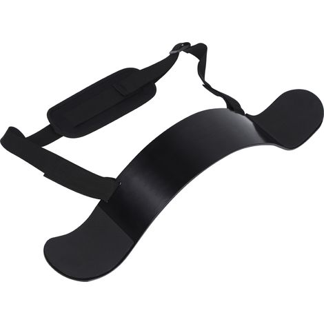 Appui-bras renforcé pour biceps en alliage d'aluminium épais avec sangle ajustable, support de curl, équipement de musculation (1/3)