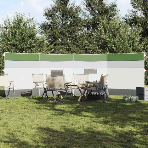 Brise-vent de camping vert 510x153 cm imperméable