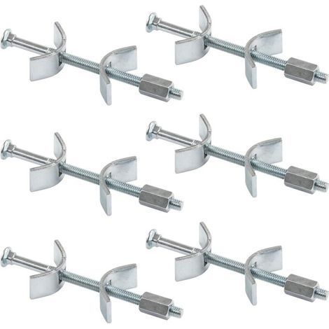 Raccord Plan de Travail - Connecteur de Meubles, 100 mm 6 pcs. - Joint Plan de Travail Cuisine - Vis Assemblage Meuble – Ferrure d'Assemblage - Solution Sûre et Stable (1/3)