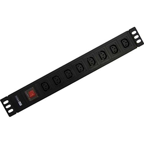 WP WPN-PDU-G05-08 Verlängerungskabel 2 m 8 AC-Ausgänge Schwarz