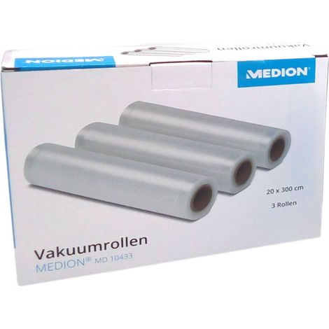 Vakuumrollen Vakuumbeutel Vakuumtüten Folienrolle Einschweißtüte Gefrierbeutel - 3 Rollen