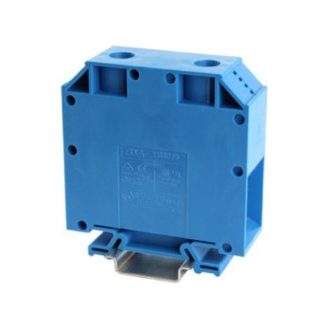 Bloc de jonction de traversée RS PRO, 70mm², Cage à ressort, Bleu ( Prix pour Boîte de 1 )