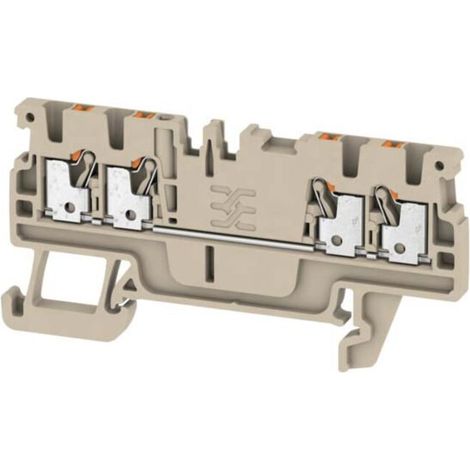 Weidmüller Durchgangsklemme 0,14-1,5 qmm, beige A4C 1.5 100 Stk