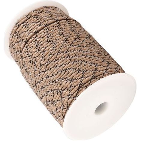 Paracorde Réfléchissante 100m Camouflage Désert pour Bracelet de Survie et Accessoires (1/5)